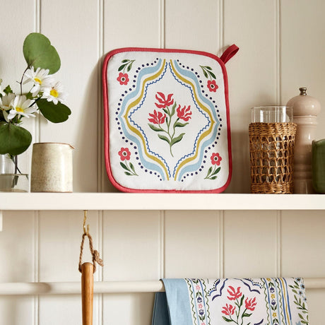 Ulster Weavers Boho Floral Pot Mitt - Boho Floral Pot Mitt In Multicolour 2