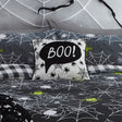 Boo! Halloween Orange Cushion Cover 43cm x 43cm - Black
