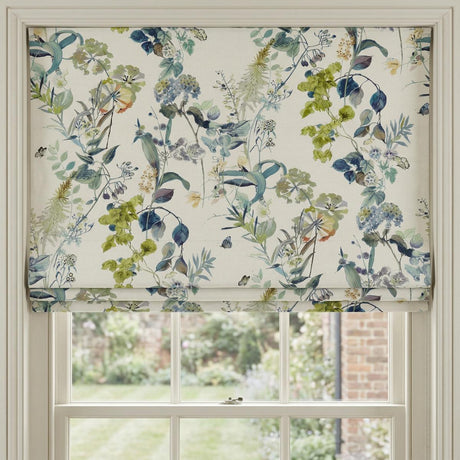 Bougainvillea Made to Measure Roman Blind Waterfall
