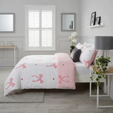 Bows Pink Duvet Cover Bedding Set-6