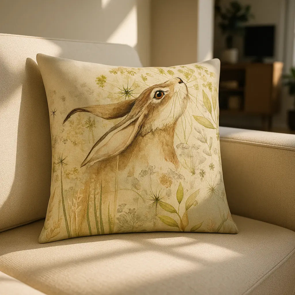 Bramble Cushion Cover / Filled Cushion 17" x 17" (43cm x 43cm) by Evans Lichfield