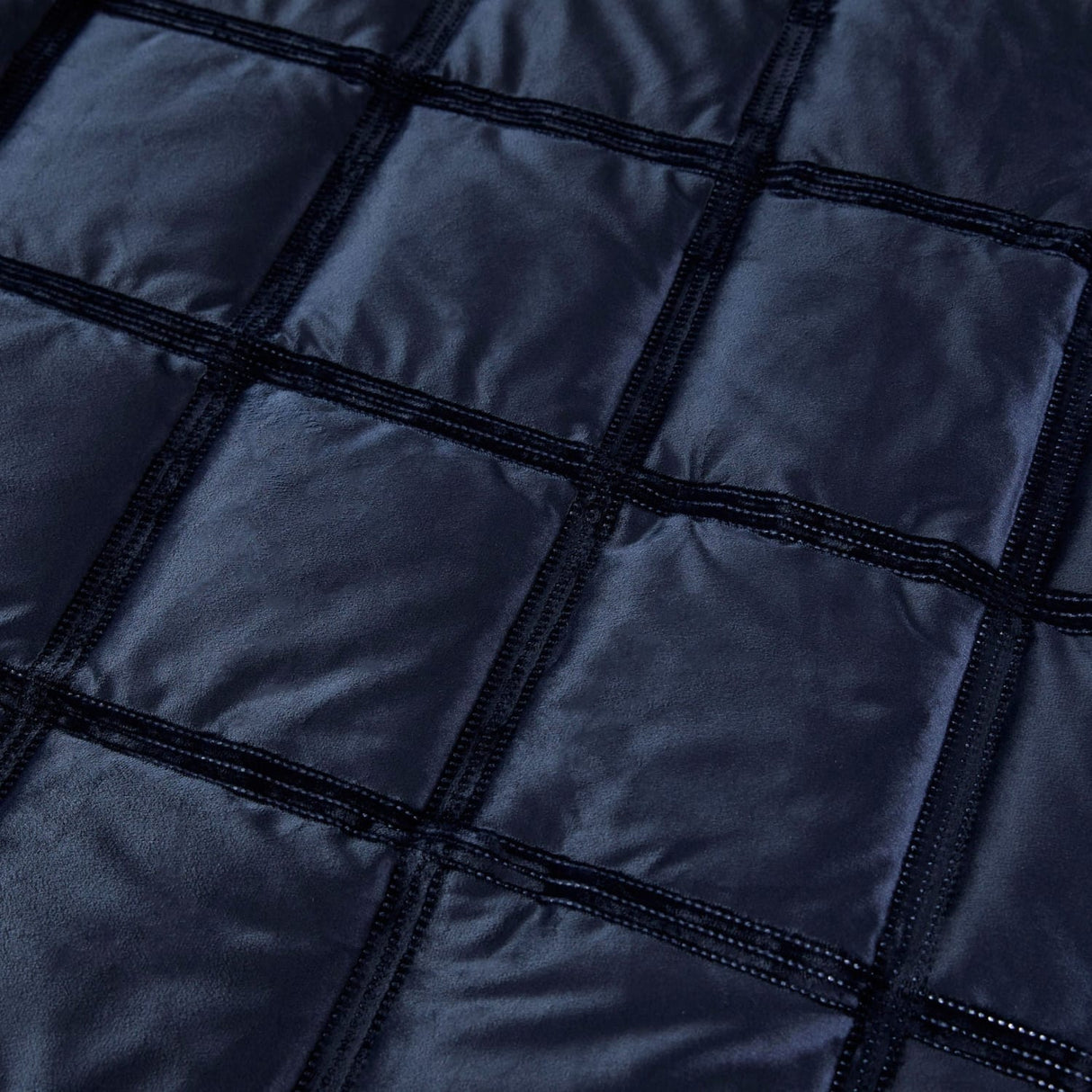 Brighton Square Geometric Duvet Cover Set - Navy - Brighton Square Duvet Cover Set In Navy 4