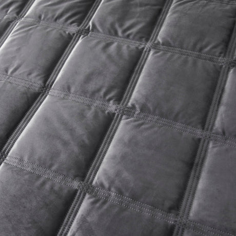Brighton Square Geometric Duvet Cover Set - Slate - Brighton Square Duvet Cover Set In Slate 4