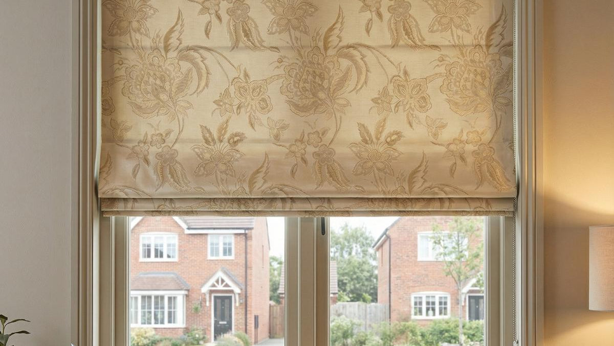 Buckingham Made to Measure Roman Blind Natural