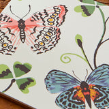 Ulster Weavers Butterfly Grove Floral Coasters 4 Pack - Butterfly Grove Coasters 4 Pack In Blue 5