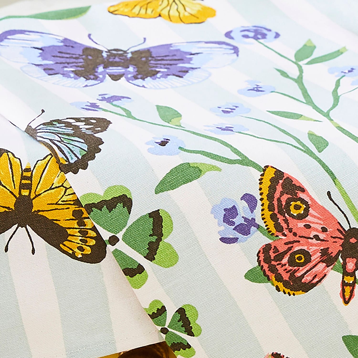 Ulster Weavers Butterfly Grove Floral Tea Towel - Butterfly Grove Cotton Tea Towel In Blue 4