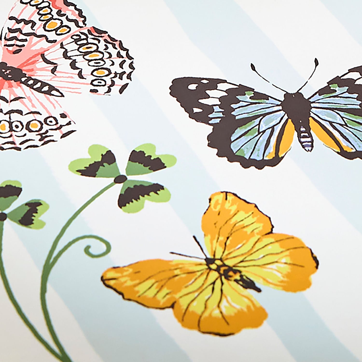 Ulster Weavers Butterfly Grove Floral Placemat 4 Pack - Butterfly Grove Placemat 4 Pack In Blue 4