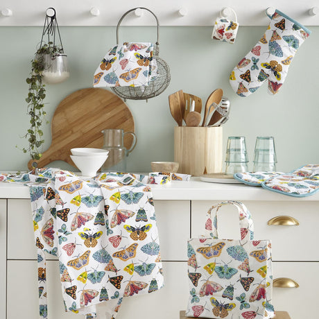 Ulster Weavers Butterfly House 100% Cotton Tea Towel - Butterfly House Cotton Tea Towel In Multicolour 3