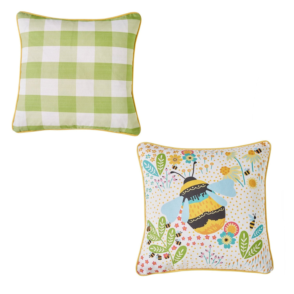 Buzzy Bee Outdoor Cushion Cover 43cm x 43cm - Buzzy Bee Outdoor Cushion In Ochre 43 X 43Cm 4