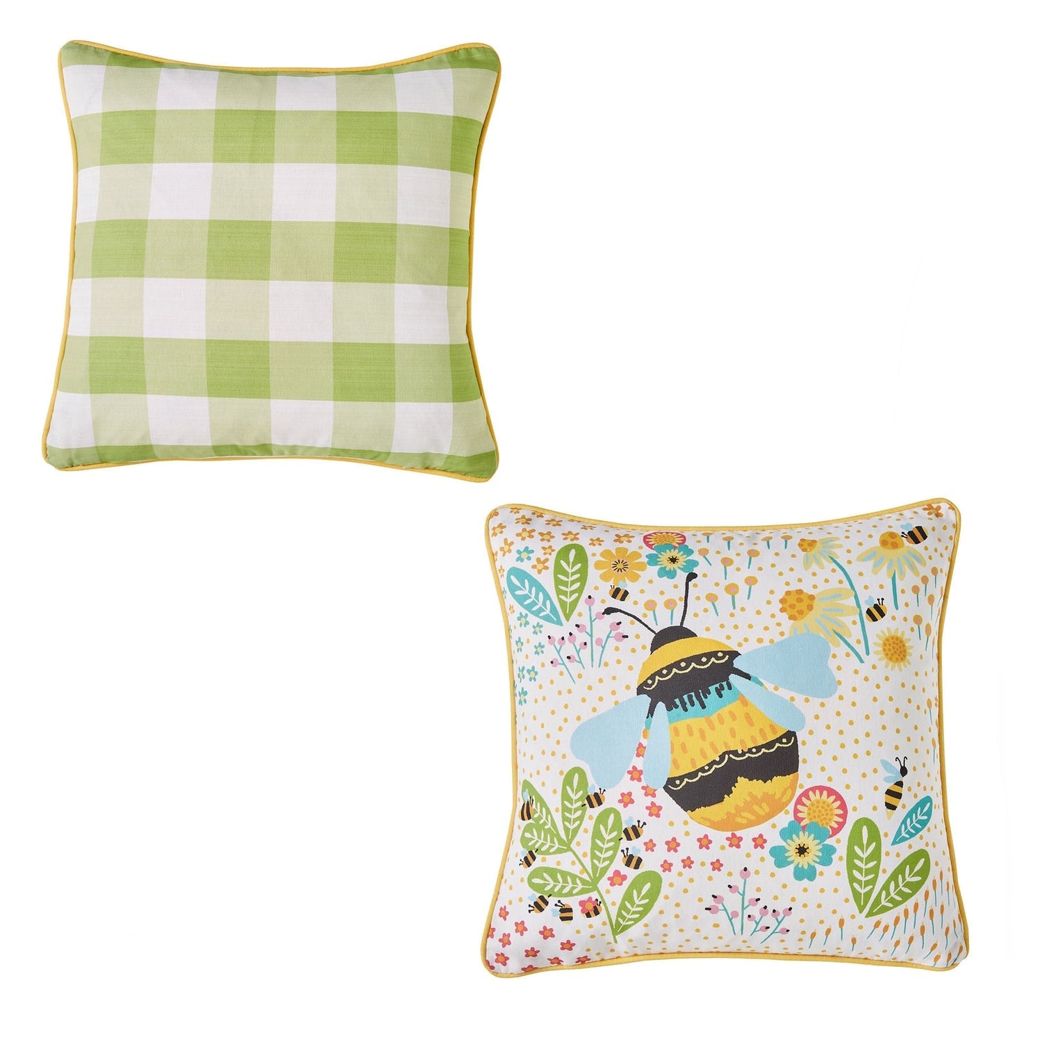 Buzzy Bee Outdoor Cushion Cover 43cm x 43cm - Buzzy Bee Outdoor Cushion In Ochre 43 X 43Cm 4