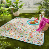 Buzzy Bee Ochre Outdoor Picnic Blanket 135 x 150cm - Buzzy Bee Outdoor Picnic Blanket In Ochre 135 X 150Cm 2