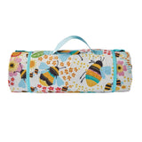 Buzzy Bee Ochre Outdoor Picnic Blanket 135 x 150cm - Buzzy Bee Outdoor Picnic Blanket In Ochre 135 X 150Cm 3