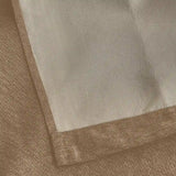 Alan Symonds Chenille Blackout Eyelet Ring Top Curtains in Beige - Image 3