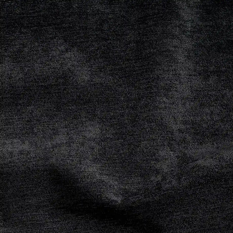 Alan Symonds Chenille Blackout Eyelet Ring Top Curtains in Black - Image 4