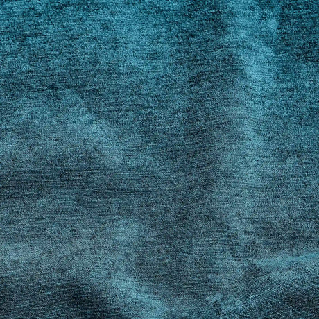 Alan Symonds Chenille Blackout Eyelet Ring Top Curtains in Teal - Image 6
