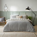 Canberra Check Duvet Cover Set by furn.