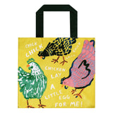 Chick Chicken Canvas Shoulder Bag in Yellow