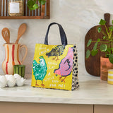 Chick Chicken Canvas Shoulder Bag in Yellow