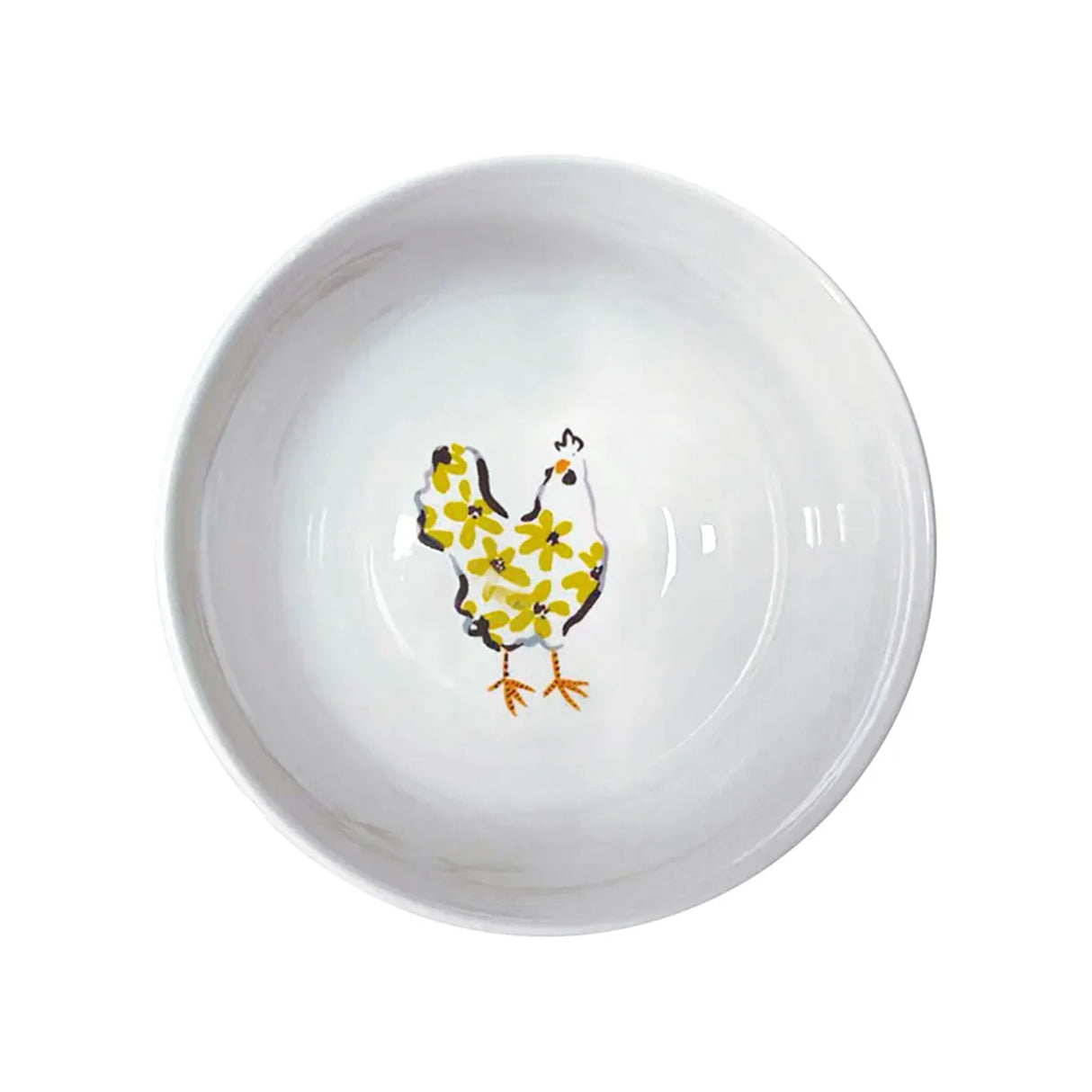 Chick Chicken Porcelain Bowl in Yellow