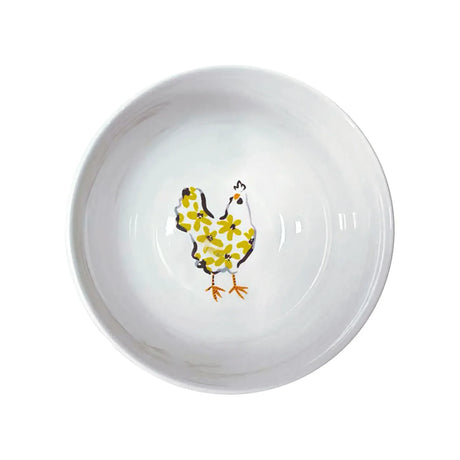 Chick Chicken Porcelain Bowl in Yellow
