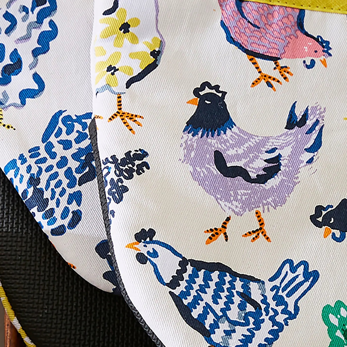 Chick Chicken Microwave Mitts Pair in Yellow