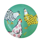 Chick Chicken Porcelain Dinner Plate in Yellow