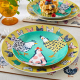 Chick Chicken Porcelain Dinner Plate in Yellow