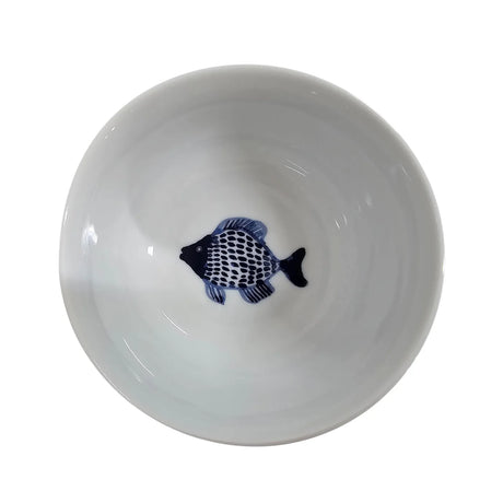Catch of the Day Porcelain Bowl in Multicolour