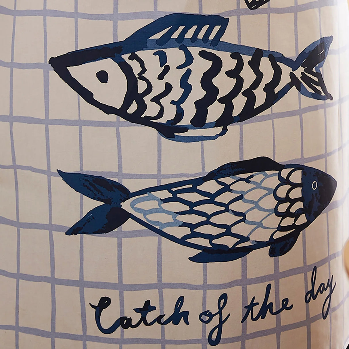 Catch of the Day Cotton Apron in Multicolour