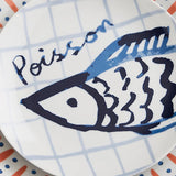 Catch of the Day Porcelain Dinner Plate in Multicolour