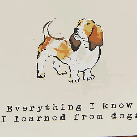 Country Dogs Coasters 4 Pack in Brown