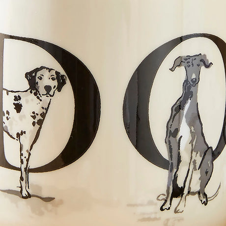 Country Dogs Bone China Mug in Brown