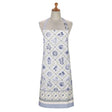 Coastal Treasures Cotton Apron in Blue