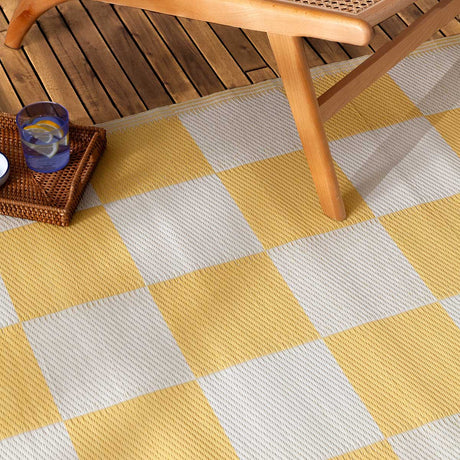 Checkerboard Outdoor Rug 120cm x 180cm by furn.