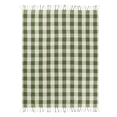 Chesil Check Throw Blanket 130cm x 170cm by Yard