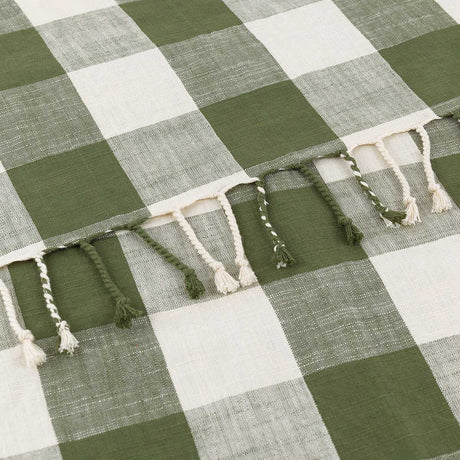 Chesil Check Throw Blanket 130cm x 170cm by Yard