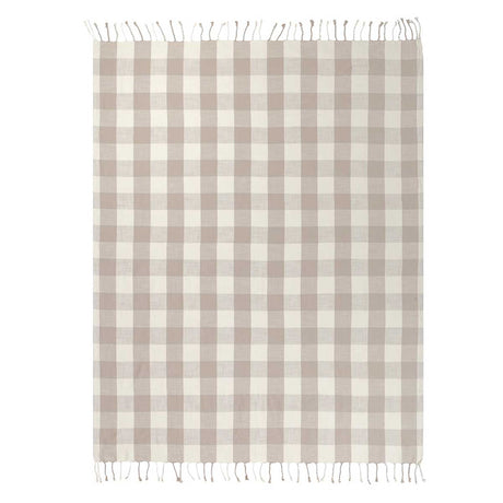 Chesil Check Throw Blanket 130cm x 170cm by Yard