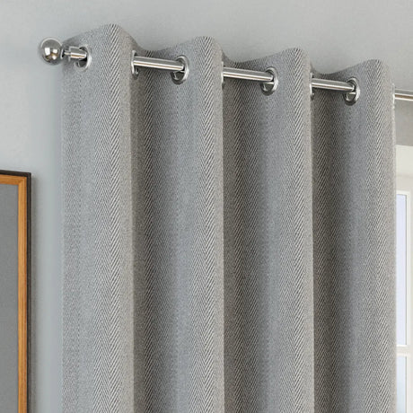 Chester Blackout Eyelet Curtains by Enhanced Living