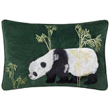 Chuan Tranquil Panda Cushion Cover / Filled Cushion 16" x 24" (40cm x 60cm) by Paoletti