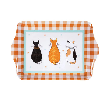 Cats In Waiting 2026 Scatter Tray in Orange