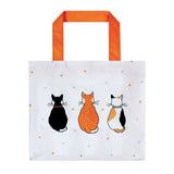 Cats In Waiting 2026 Foldable Tote Bag Medium in Orange
