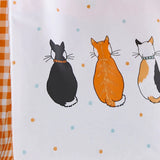 Cats In Waiting 2026 Foldable Tote Bag Medium in Orange