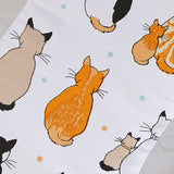 Cats In Waiting 2026 Gauntlet Oven Glove in Orange