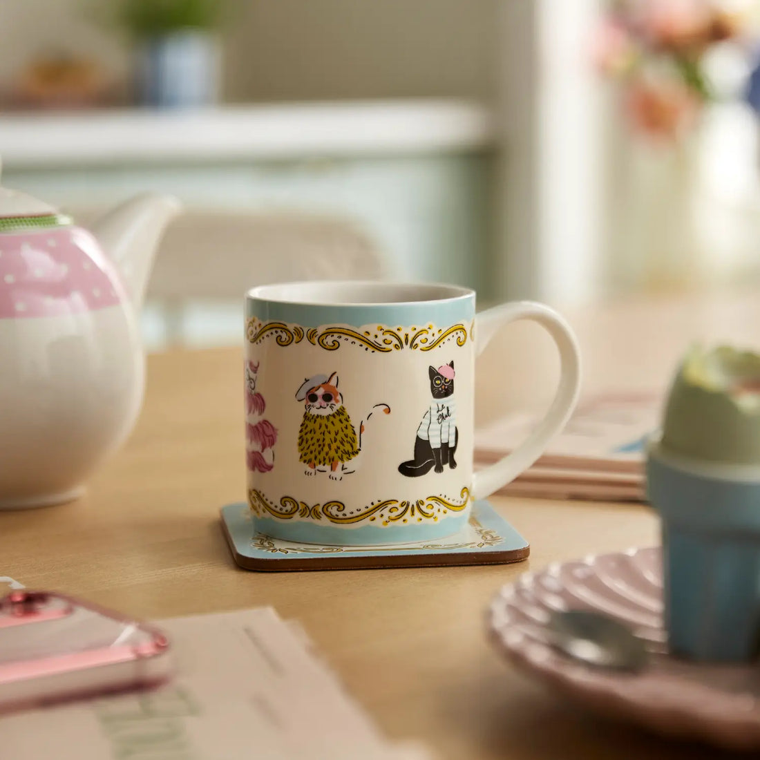 Ulster Weavers Cool Cats Bone China Mug