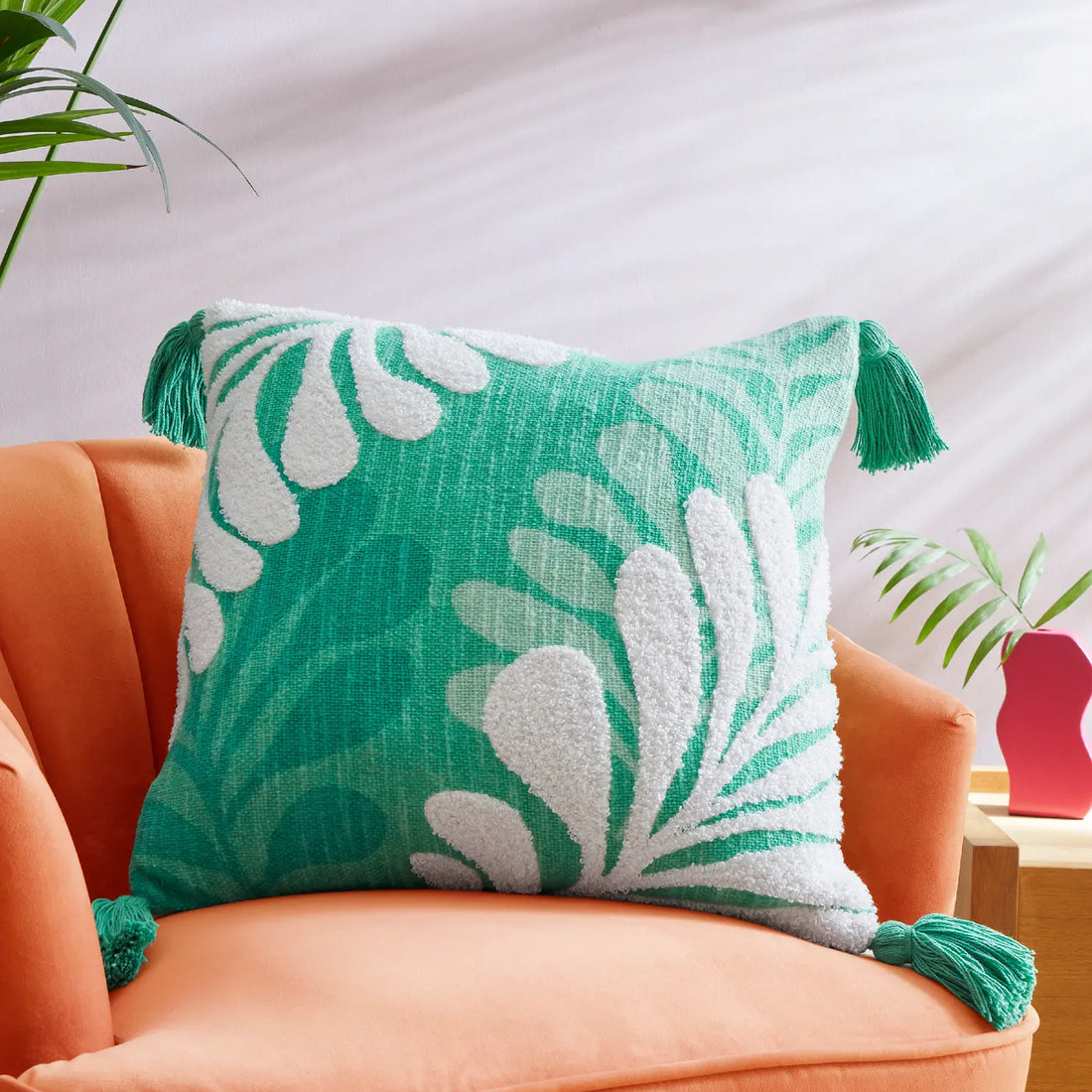 Carmen 100% Cotton Filled Cushion 43cm x 43cm