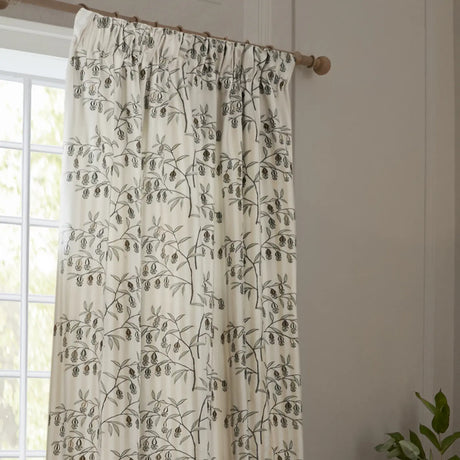 Chinese Lanterns Tape Top Pencil Pleat Curtains by Sanderson