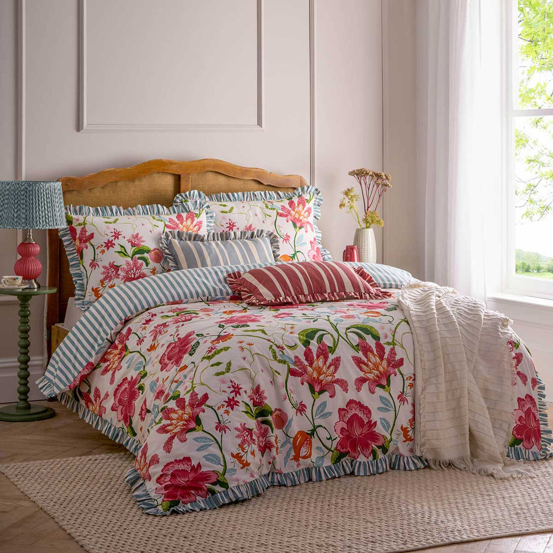 Claudia Polycotton Duvet Cover Set - Multicolour