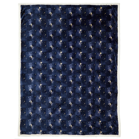 Cosmic Star Throw Blanket 150cm x 200cm by Fusion