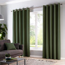 Cannes Lined Blackout Eyelet Curtains by Fusion