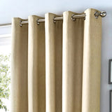 Cannes Lined Blackout Eyelet Curtains by Fusion